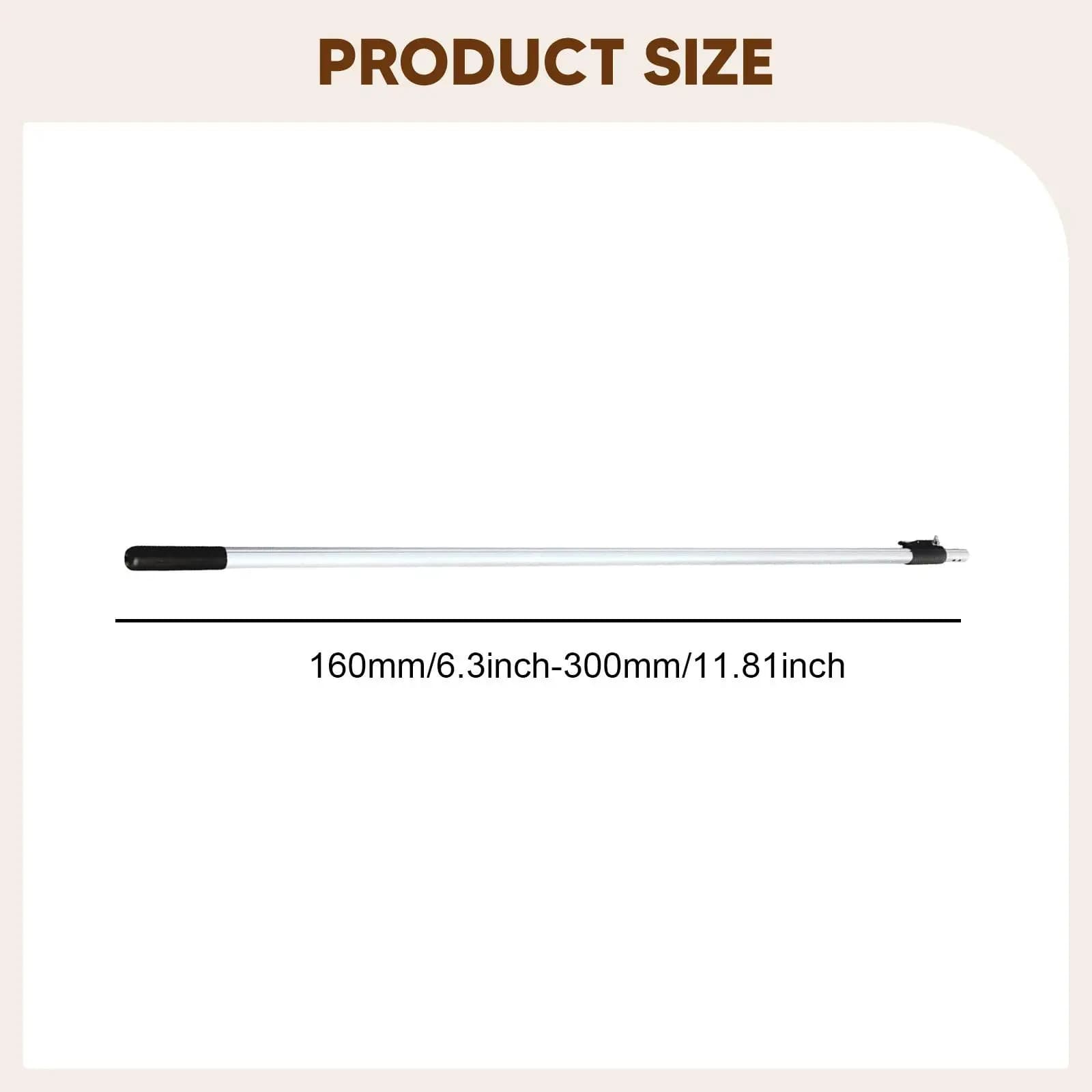 Professional Telescopic Rod for Pruning Shears High Branch Cutter Aluminum Alloy Extension Pole for Fruit Tree and Plant Care