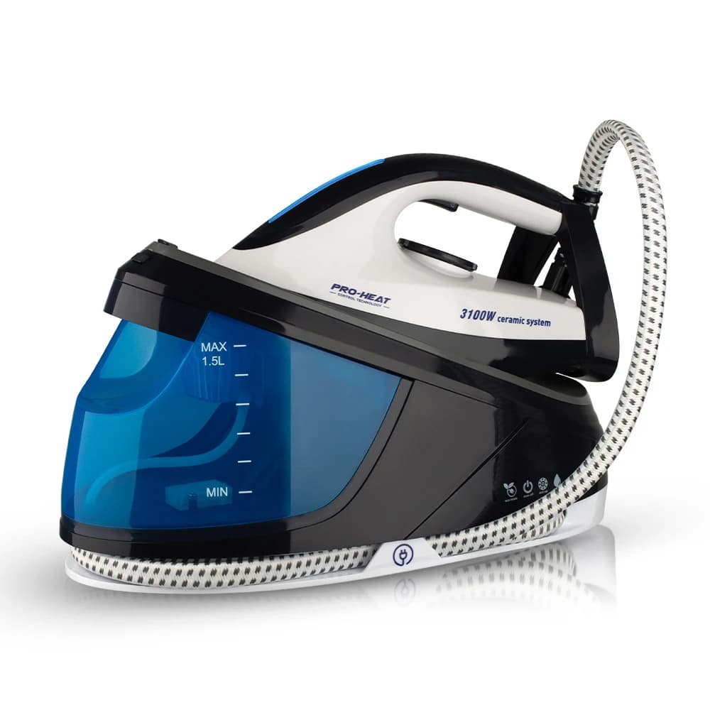 3100W High Pressure Steam Iron with Hanging Bottle Tank 220V Heavy Duty Garment Steamer for Clothes Curtains Household Commercia