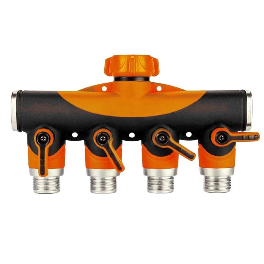 Adattatore per tubo da giardino in ottone e plastica, design compatto per uso in giardino, connettore girevole a facile rotazione per irrigatore da giardino