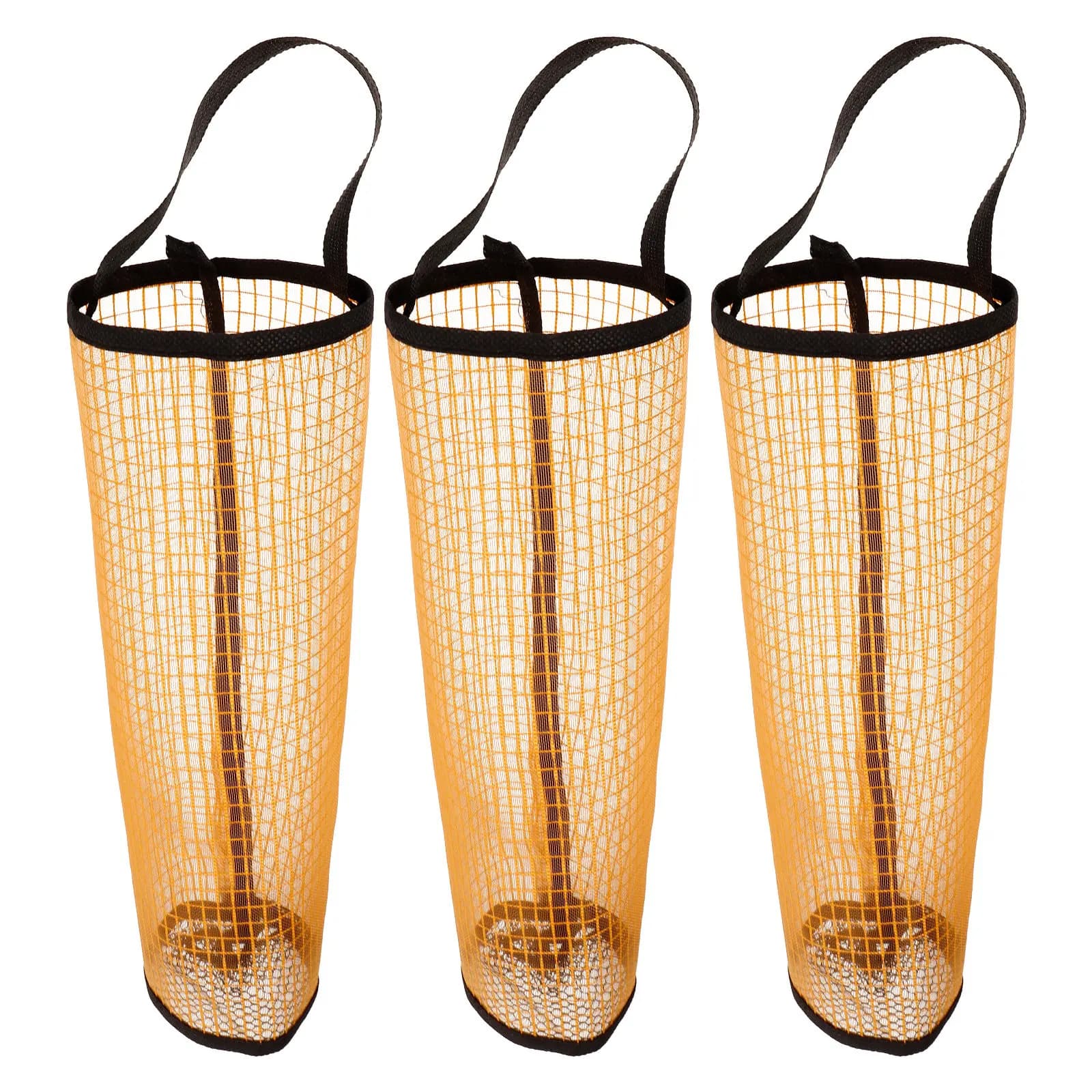 Set di 3 Sacchetti in Rete per Palline da Tennis, Borsa Portapalline in Nylon per Tennis, Golf, Baseball, Asciugatura Rapida, Attrezzatura Sportiva Portatile