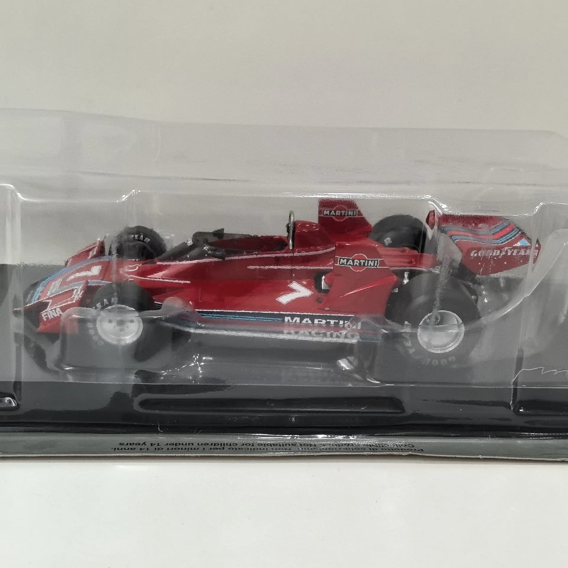 Box Broken Diecast IXO 1/24 Scale BT45 1976 F1 #7 Formula Racing Car W7 Alloy Car Model
