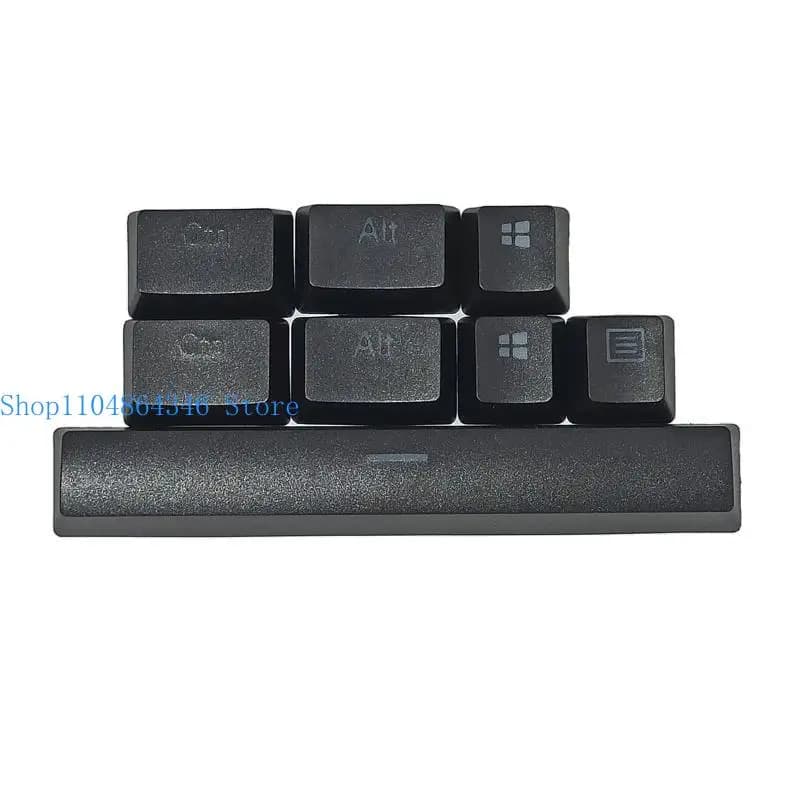 652F Mechanical Keyboard PBT 6U Space Keycap OEM Profile Backlit for Key Cap Black Wh