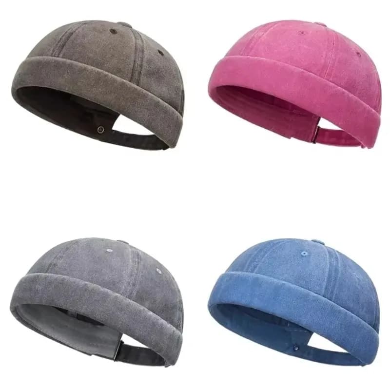 Moda Hip Hop Beanie Street Hat Uomo Skullcap Donna Primavera Brimless Baggy Melon Cap Polsino Docker Pescatore Berretti Cappelli