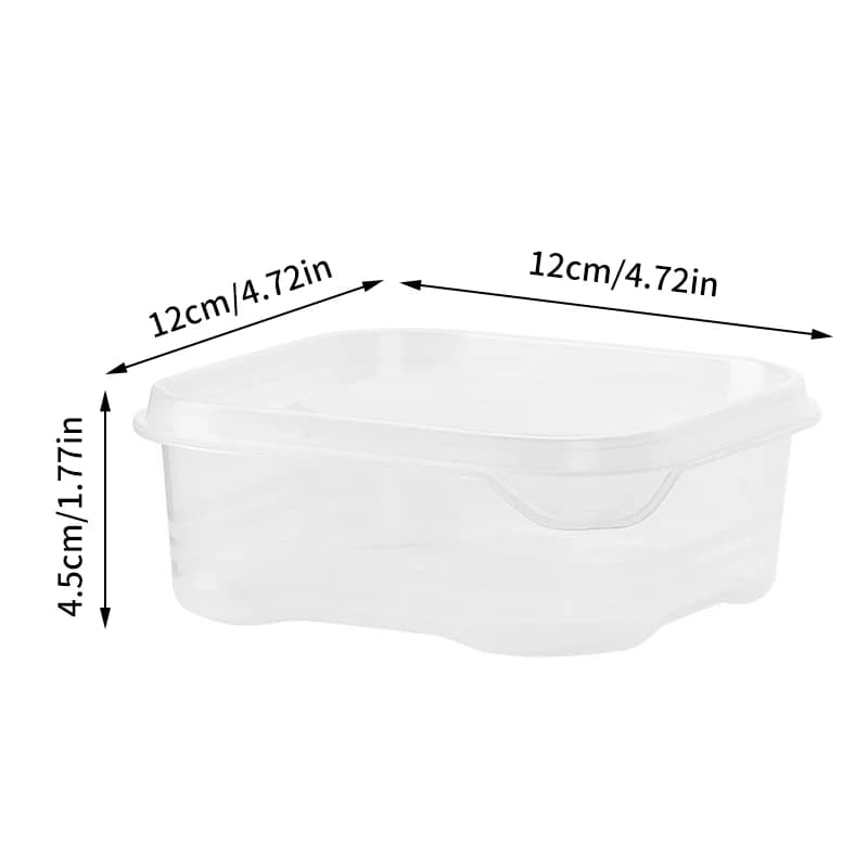 Scatola portaoggetti per frigorifero Organizzatore per frigorifero Carne Frutta Verdura Contenitore per alimenti Scatola fresca sigillata con coperchio Accessori da cucina
