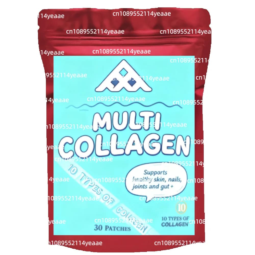 30 Patches Marine Collagen Transdermal Patches with Biotin, Resveratrol Hair Skin, Anti Ageing