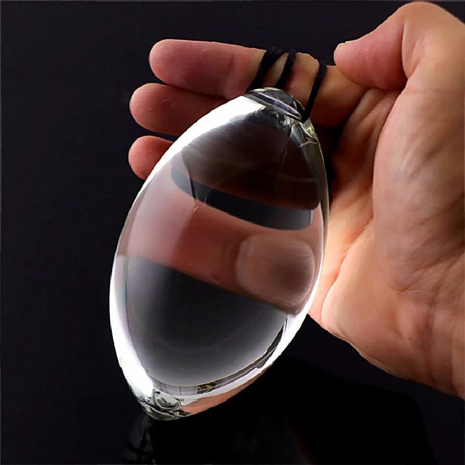 Grande cristallo butt plug palla vaginale grandi perle anali di vetro pirox per le donne butt plug pene ano vibratori masturbazione per adulti 3 dimensioni