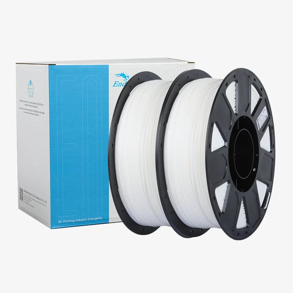 Creality 3D Printer Filament 2 Pack Bundle 2kg Ender PLA Filament For 3D Printing,No-Tangling,Strong Bonding&Overhang,+/- 0.02mm