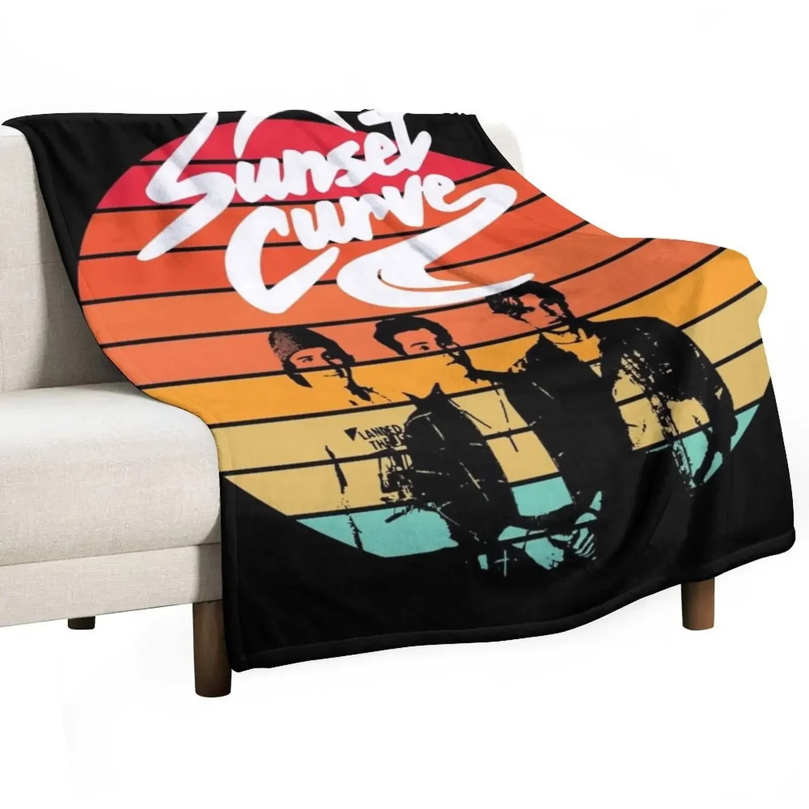 Sunset Curve Band, Julie and The Phantoms Throw Blanket For Baby blankets and throws sofa bed Sleeping Bag Camping Nap Blankets