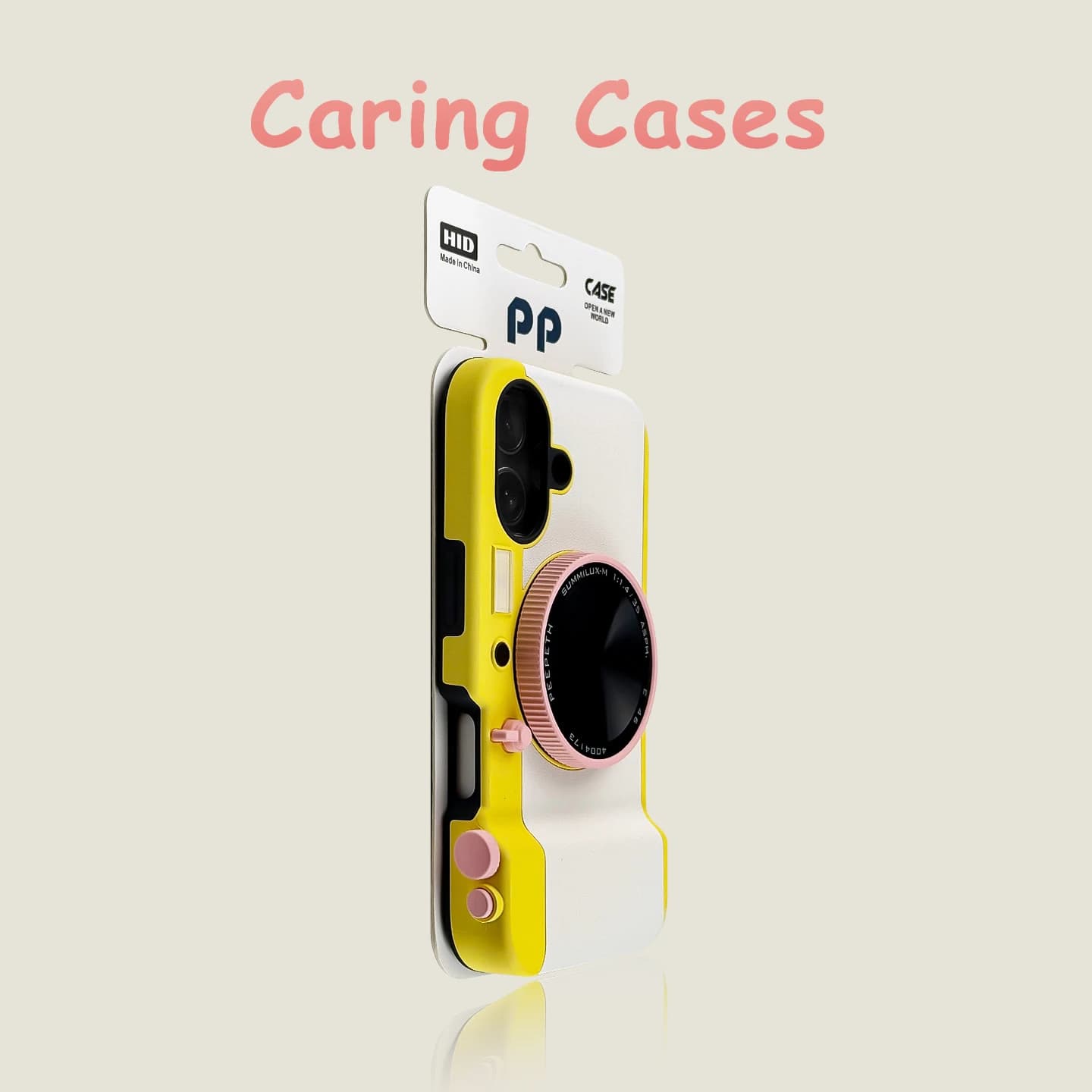 For iPhone 17 Pro Max Case Yellow White Splice Bluetooth Camera Leather Shockproof Compatible with iPhone 16 15 14 13 12 11