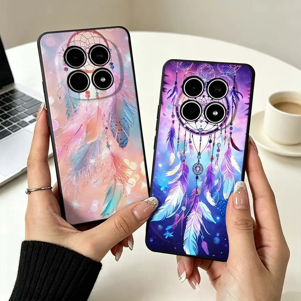 Dreamcatcher Art Cover For Xiaomi Redmi Note 15 14 14S 13 12 13R Lite Pro Plus Max 5G 4G Black Phone Case