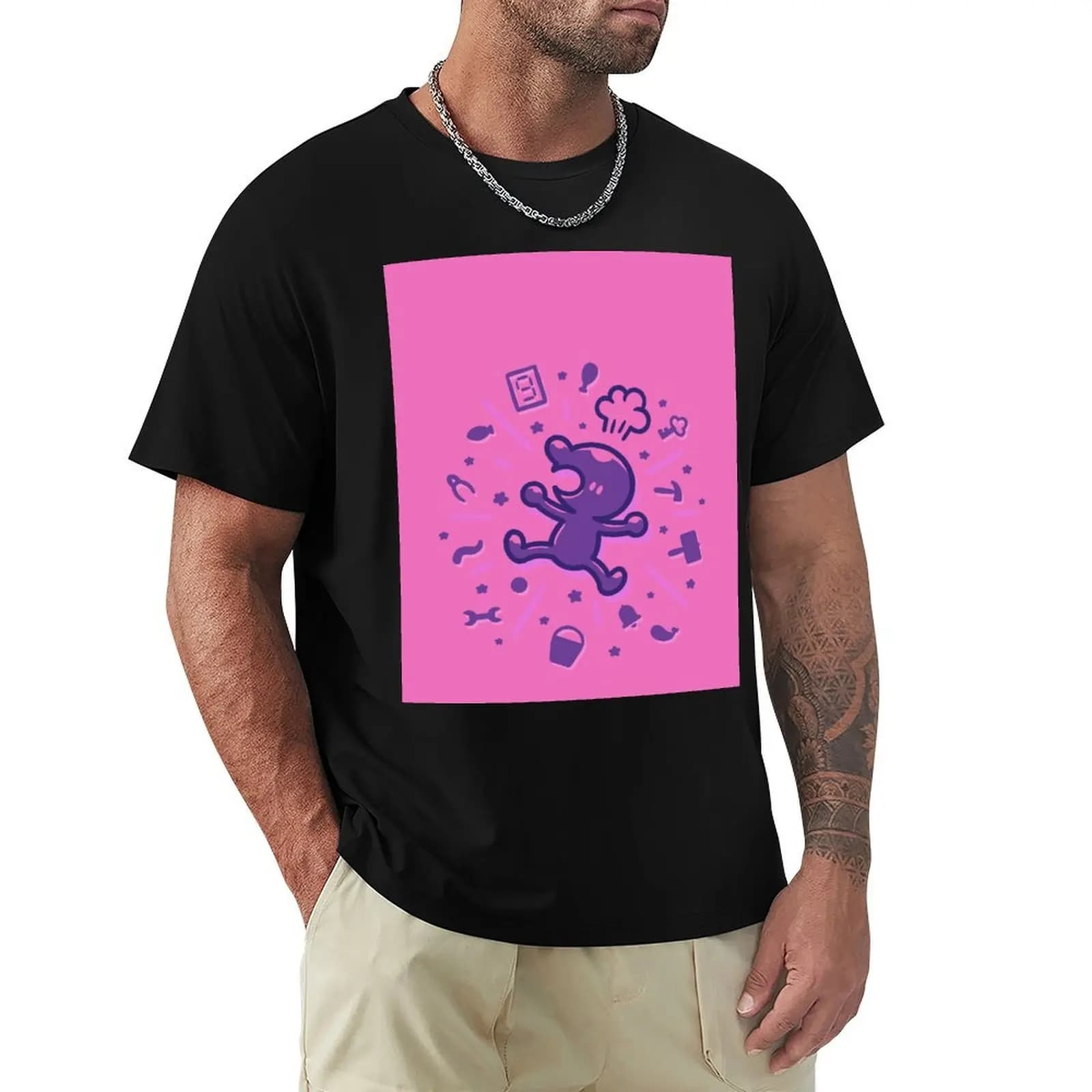 Guardalo! T-shirt casual a maniche corte di grandi dimensioni