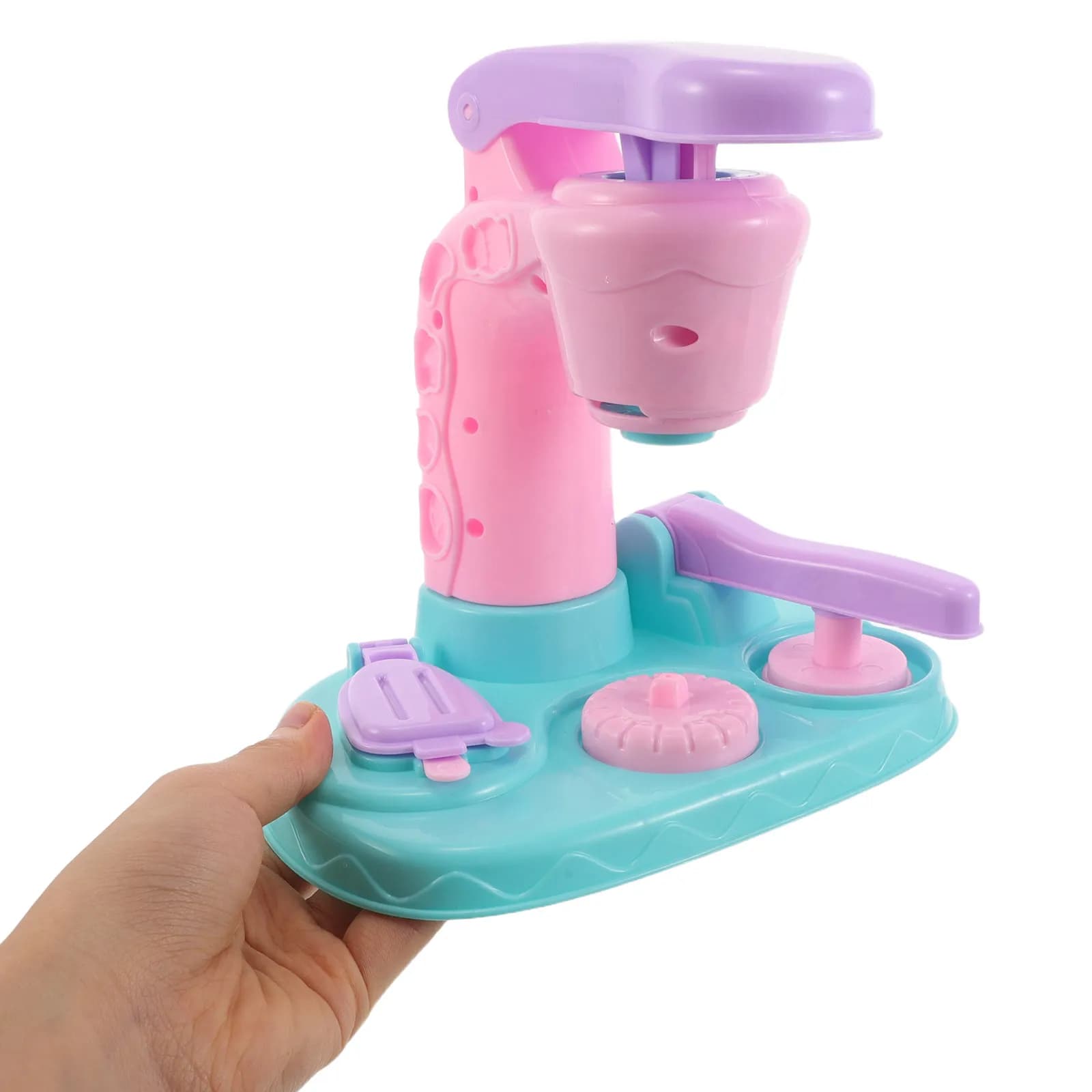 1Set Ice Cream Clay Kit DIY Maker Playset for Creative Arts and Crafts Pretend Play Modeling Dough Tools for