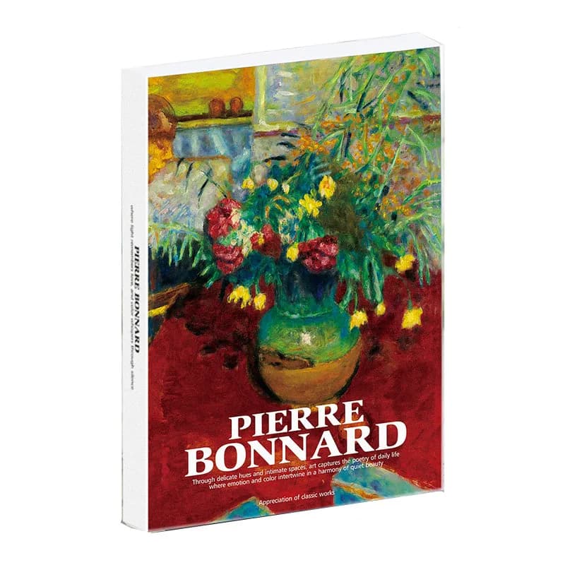 30Pcs Pierre Bonnard Vintage Art Postcards Set Oil Painting Greeting Cards for Wall Decor DIY & Gift Message