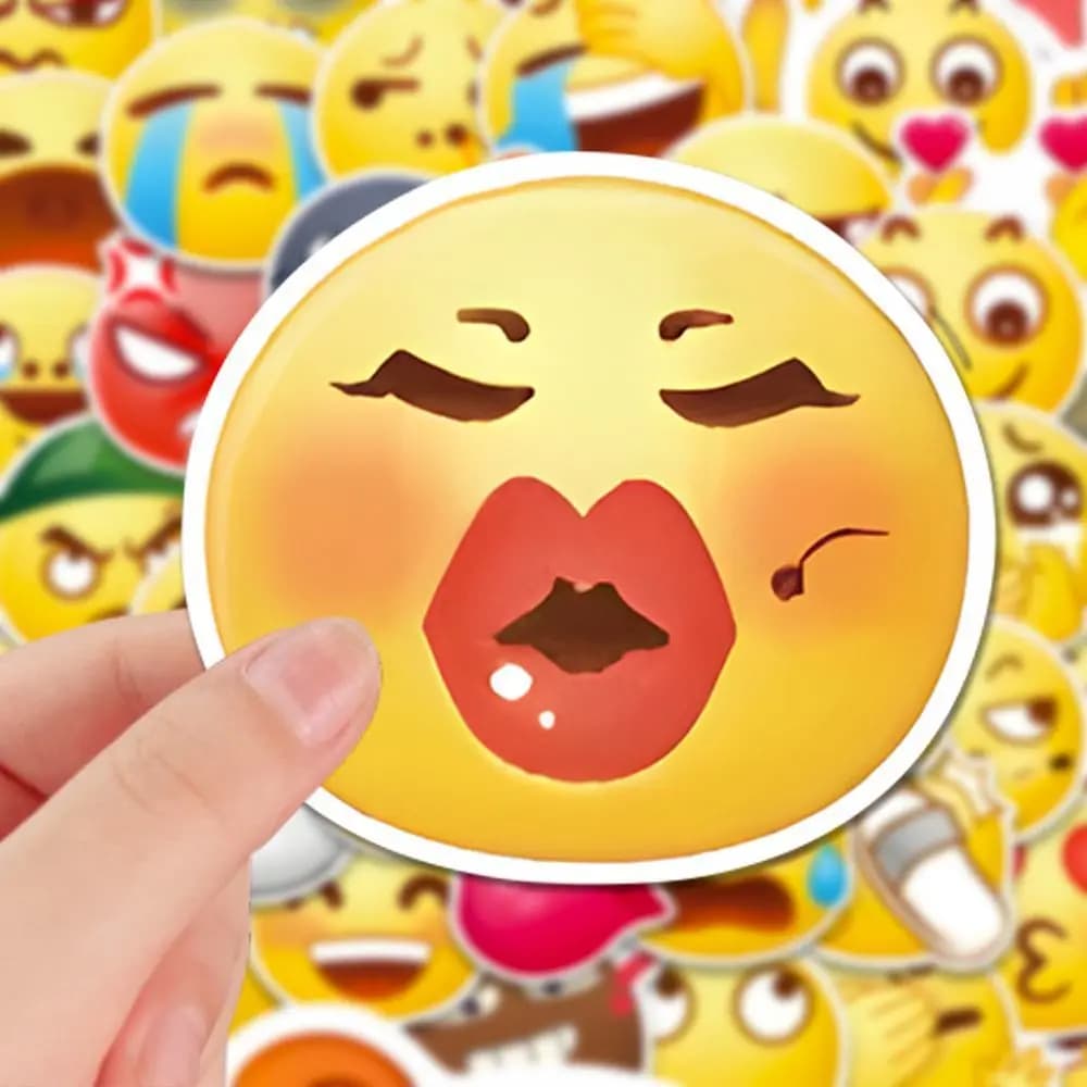 110 adesivi divertenti con emoji dei Minion, decorazioni creative fai da te per custodie di telefoni, laptop, notebook, borracce, decorazioni impermeabili.