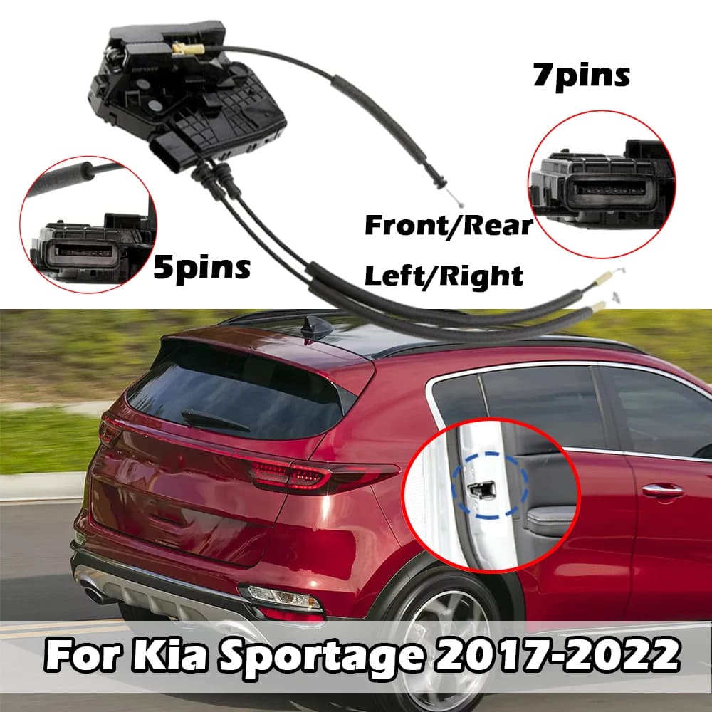 Attuatore serratura porta anteriore posteriore sinistra destra serratura serratura per Kia Sportage 2017 2018 2019 2020 2021 2022 LHD non per il modello UE