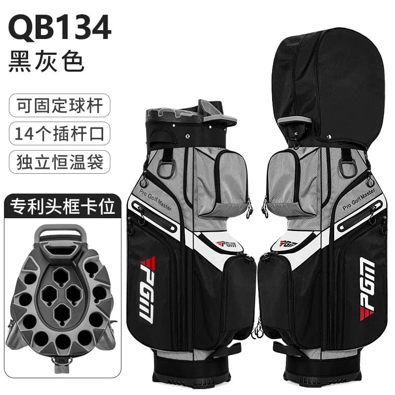 PGM Golf Bag Large Capacity Travel Bags Multi-Function Waterproof Anti-collision Retention Mechanism Golf Bags 2024 QB134