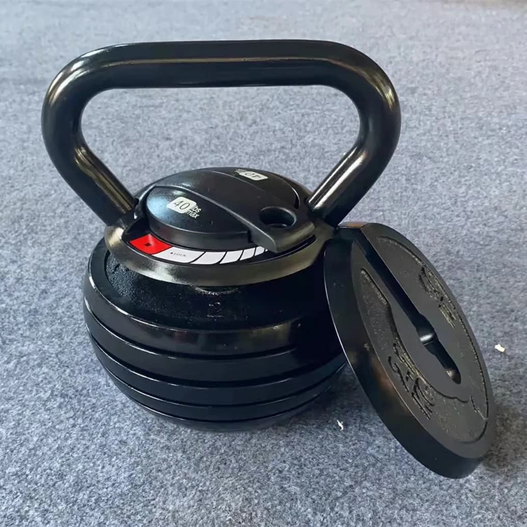 Kettlebell Adjustable for Training and Lifting Weights up to 40 Books