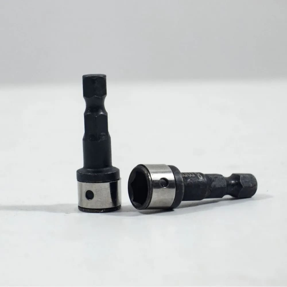 Precision 8mm Hex Nut Setter Non Magnetic Socket For Steel Tile Roofing Fasteners Manual Power Tool Spare Part