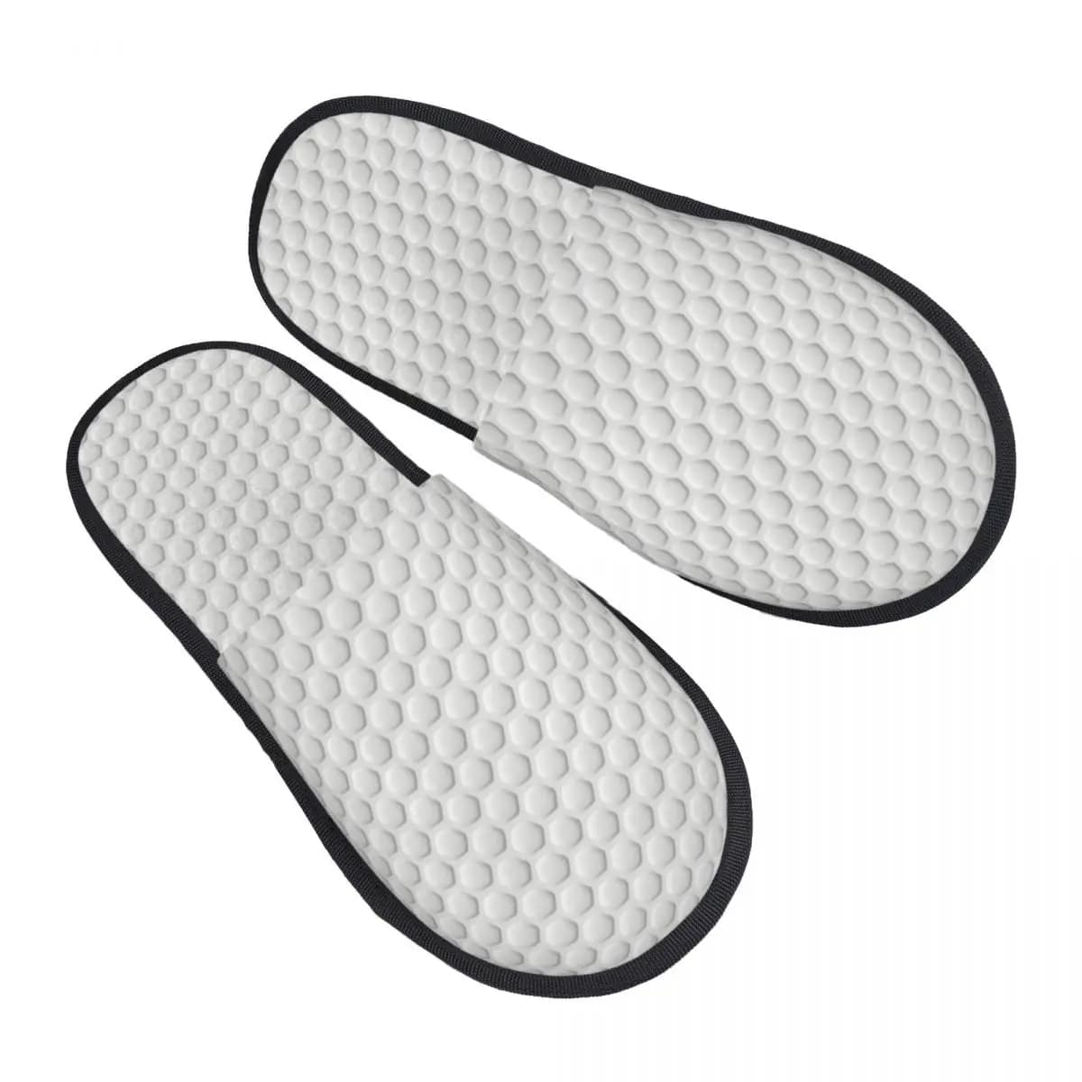 Pantofole da donna personalizzate in memory foam con stampa a nido d'ape, morbide e calde per la casa