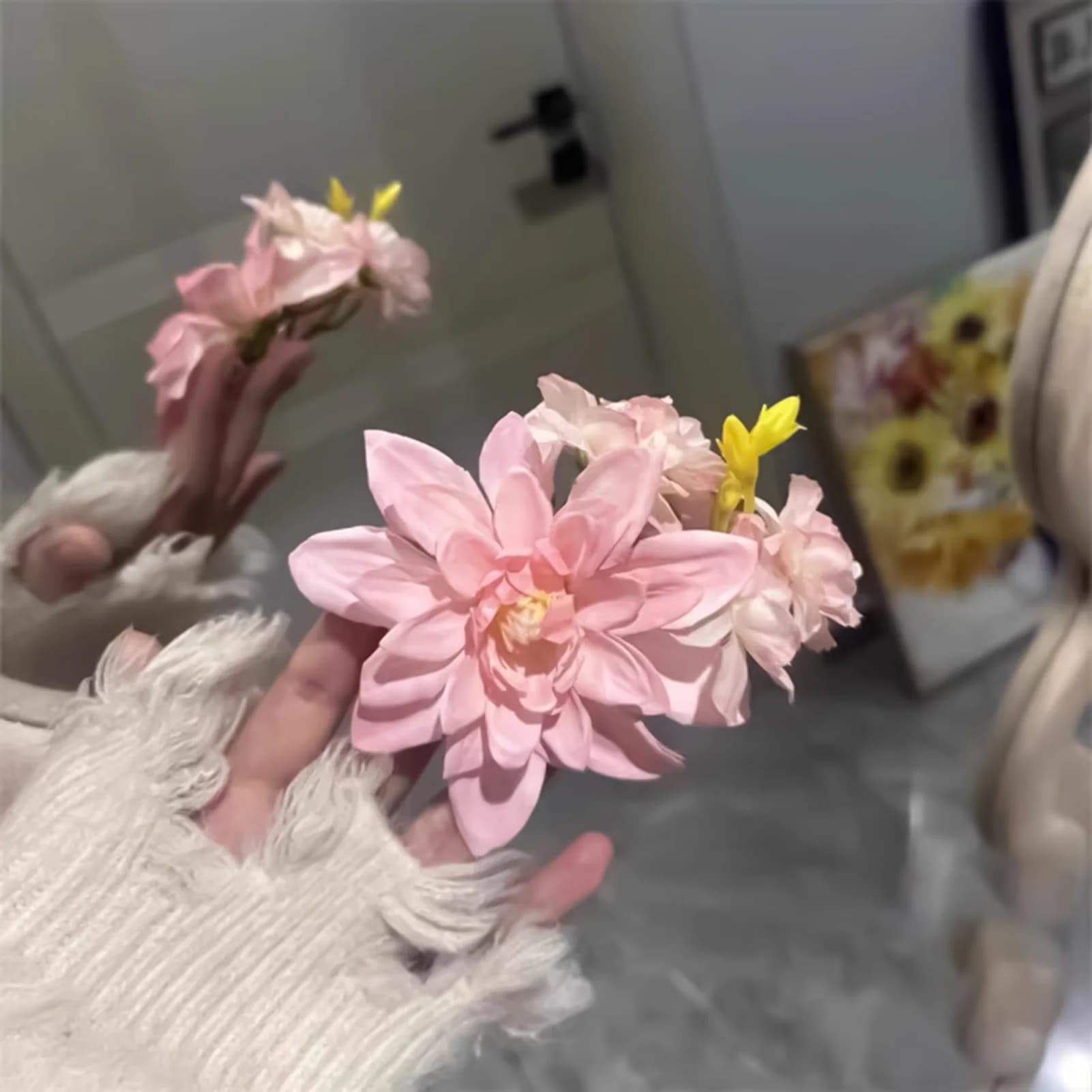New Chinese Style Hairpin For Women Handmade Multi Petal Lotus Hair Clip Elegant Exquisite Girls Hair Clip Hanfu Hair Accessory