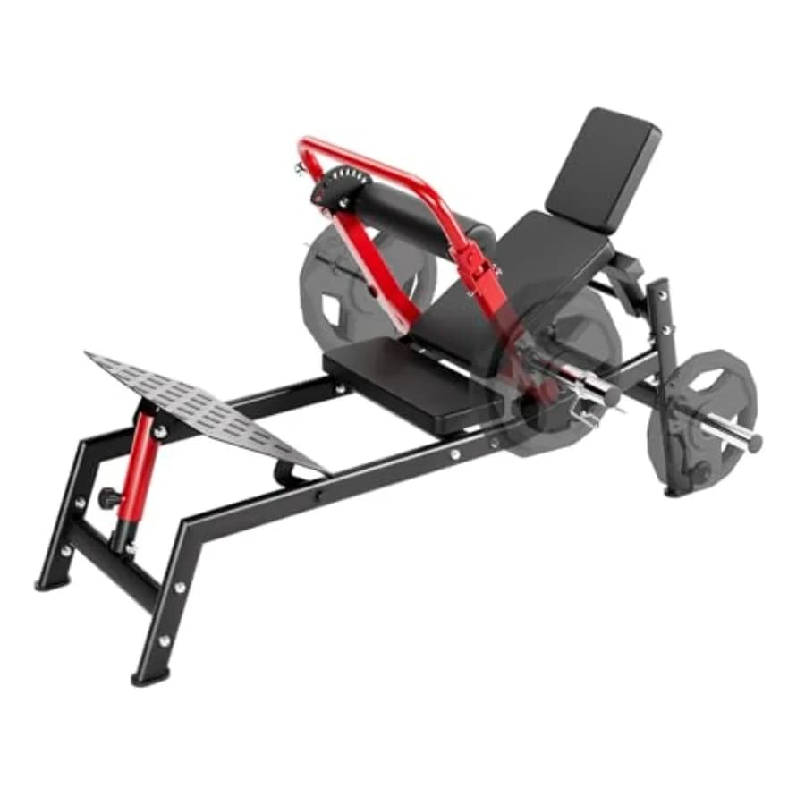 Hip Thrust Machine with 900 LBS Plate Load, Glute Bridge Machine with Bearer, Robusta Equipment for Exercises Glutei