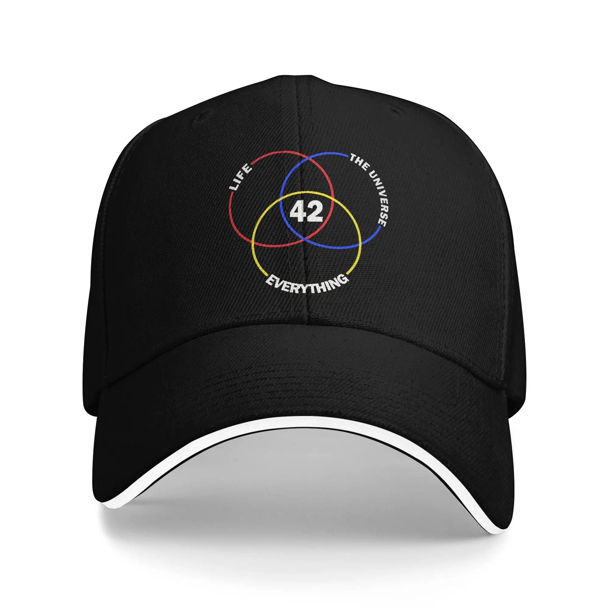 dont panic 42 The Answer To Life The Universe And Everything Douglas Adams Cap For Men Women Cool Baseball Cap Trucker Hat