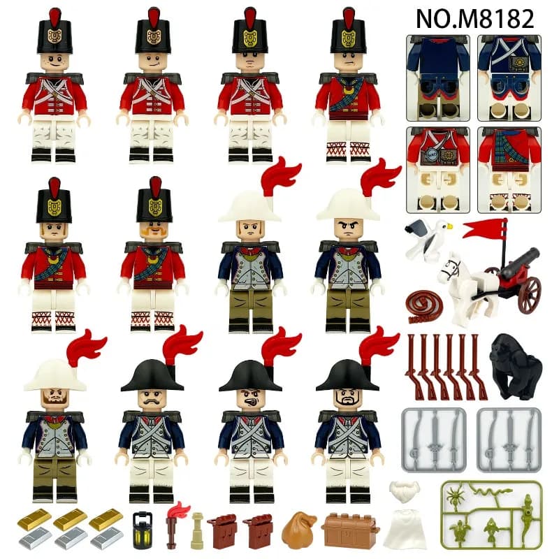 Blocchi da Costruzione M8182, Personaggi, Bambole, Giocattoli, Minifigure, Giocattoli per Bambini, Regali di Compleanno, Personaggi dei Cartoni Animati