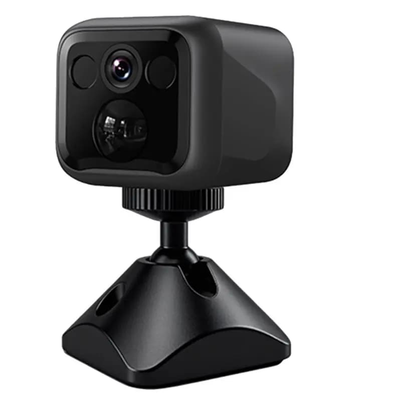 AAAEL-Home Security Camera 3-Megapixel, Indoor Night Vision, Motion Detection, Built-In 1400Mah Rechargeable Battery