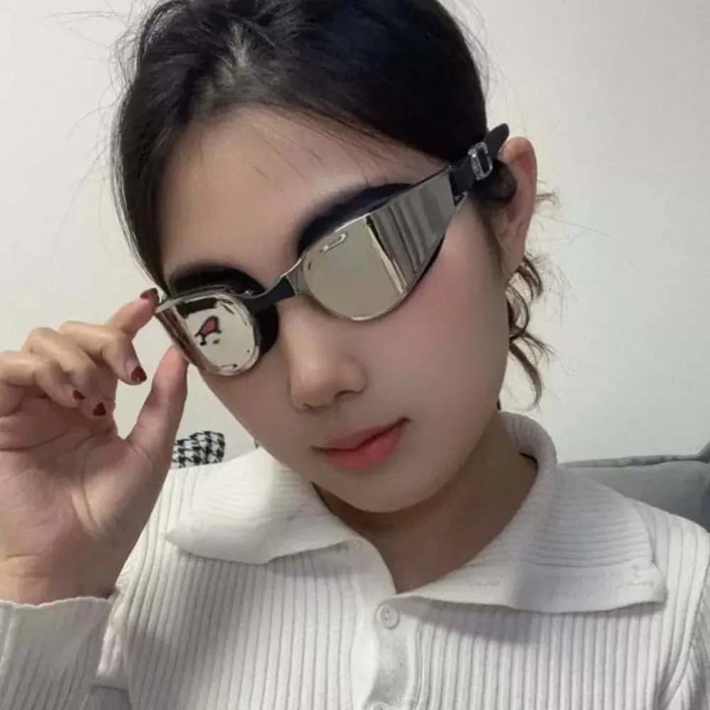 Waterproof Swimming Goggles Electroplating Detachable Nosepiece Anti-UV Swim Glasses HD Lens 3D Fit Anti-fog Swim Eyewear