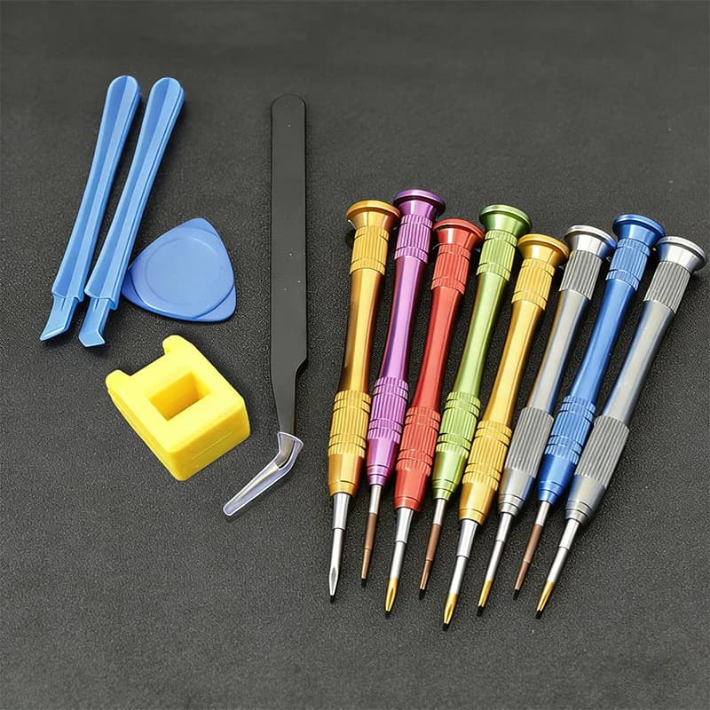 Cacciaviti a croce e a taglio per PS5, PS4, Xbox One, Series X|S, Switch: Phillips 1.5mm, Slotted 2.0mm, Torx + Y, T3, T4, T5, T6