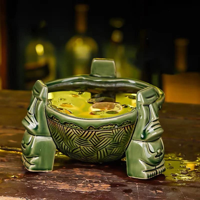 Ciotola in ceramica Ciotola Tiki Tazza Tiki in ceramica