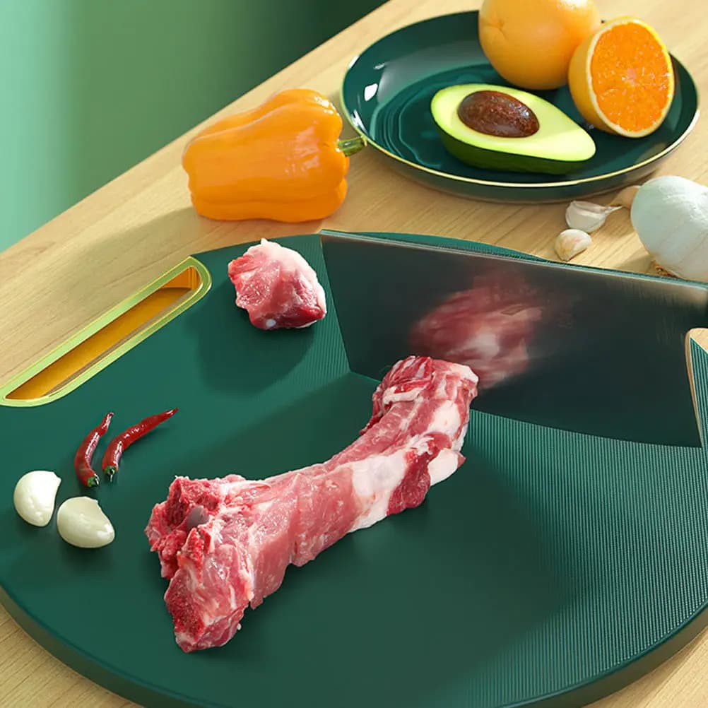 Anti-slip Tablets Plastic Anti-slip for Domestic Use, Kitchen Tools for Fruit and Vegetables, Green