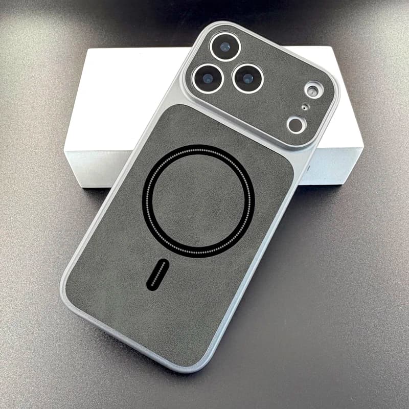 Luxury Retra Faux Leather Case For iPhone 17 16 15 14 13 Pro Max 17Pro 16Pro 15Pro 14Pro 13Pro for Magsafe Wireless Charge Cover