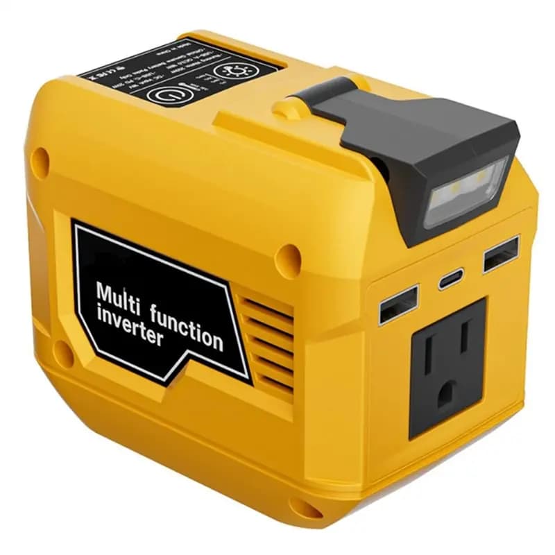 Exquisite-PD20W+ QC3.0 250W Power Inverter DC 18V-21V To AC 110V For USB Type-C DC Port Output US-PLUG