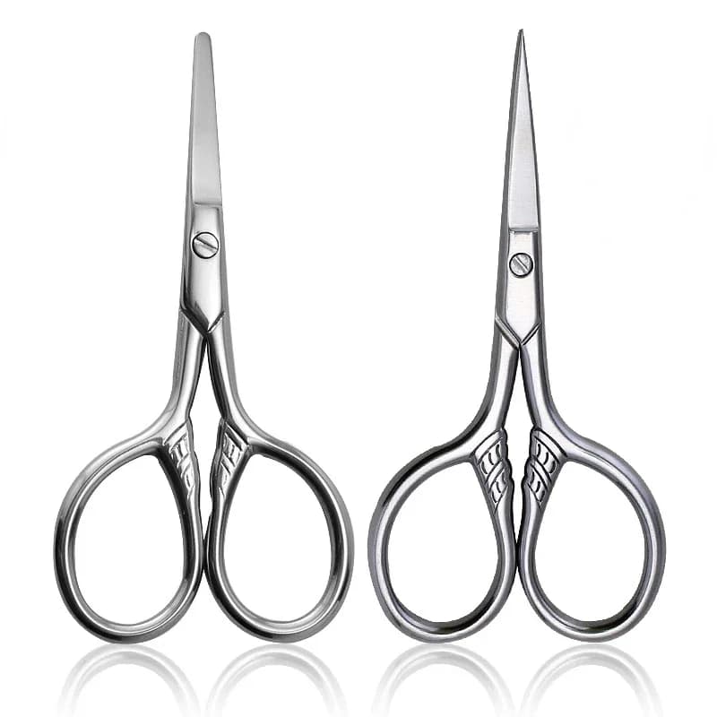 Toelettatura Forbici per unghie Sopracciglia per manicure 1 pz Acciaio inossidabile Piccolo trucco Cuticole Barba e baffi Trimmer Naso Strumento per capelli