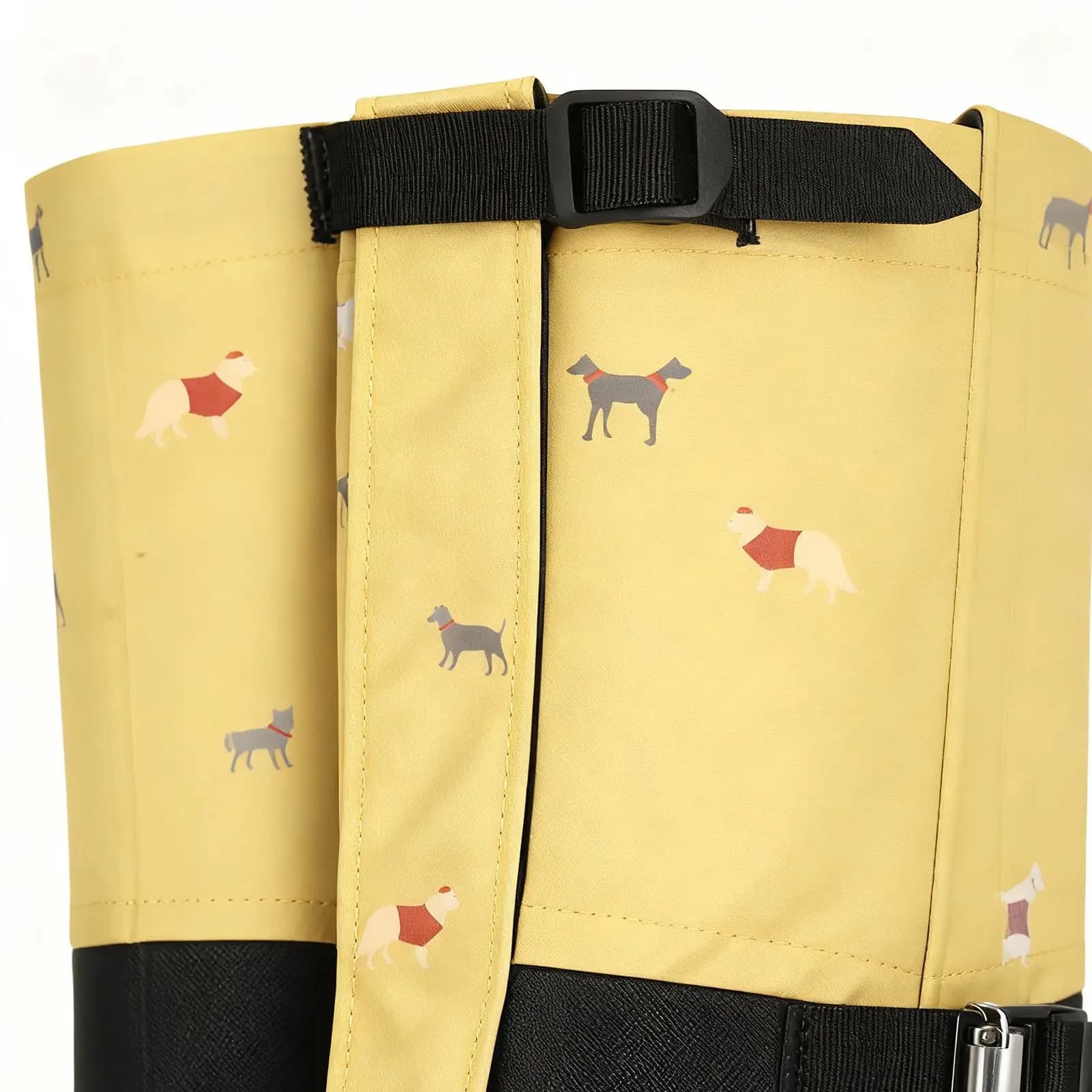 Ghette da trekking Coperture antiscivolo regolabili Copri leggings per stivali antivento per bambini per ragazzi Ragazze Giovani Arrampicata Motociclismo