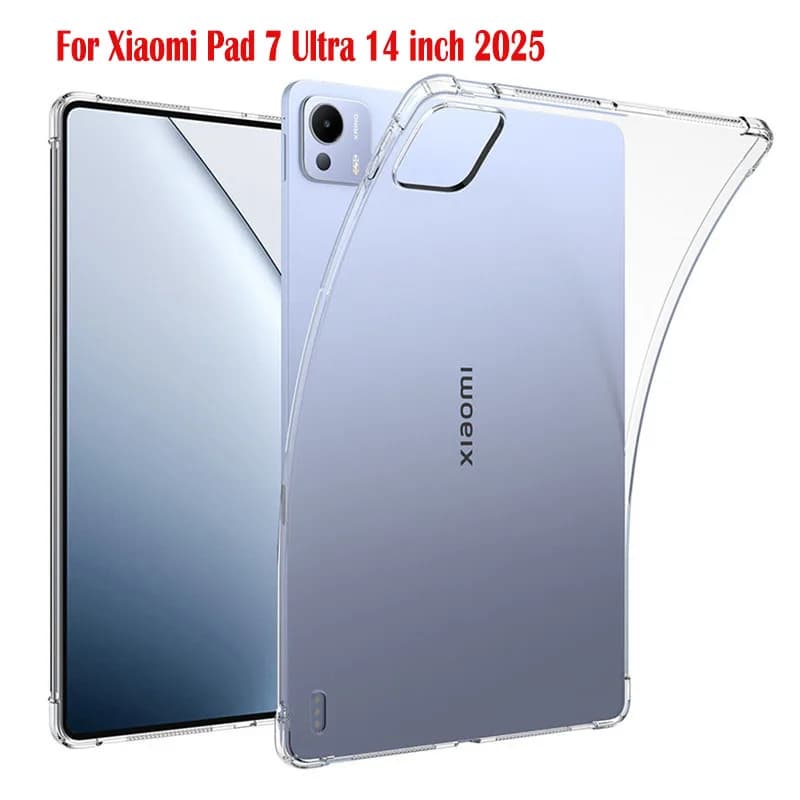 Per Xiaomi Pad 7 Ultra 14 pollici 2025 Custodia protettiva Airbag morbido addensato Cover trasparente Fonda Xiaomi Pad7 Ultra 14 "Tablet TPU shell