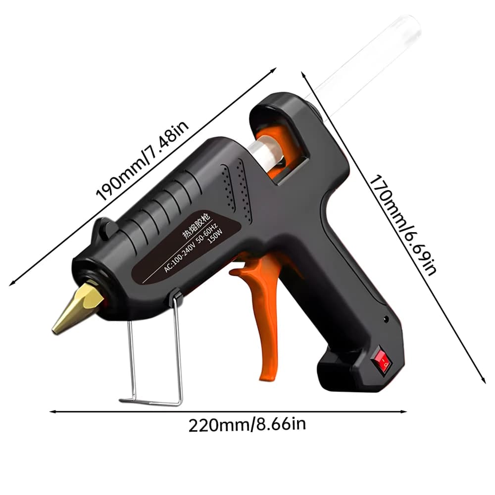11mm Colla Stick Pistole Industriali 150W Pistola Colla Hot Melt Temperatura di Calore Thermo Elettrico Strumento di Riparazione FAI DA TE Pistola Colla Eletrotermica