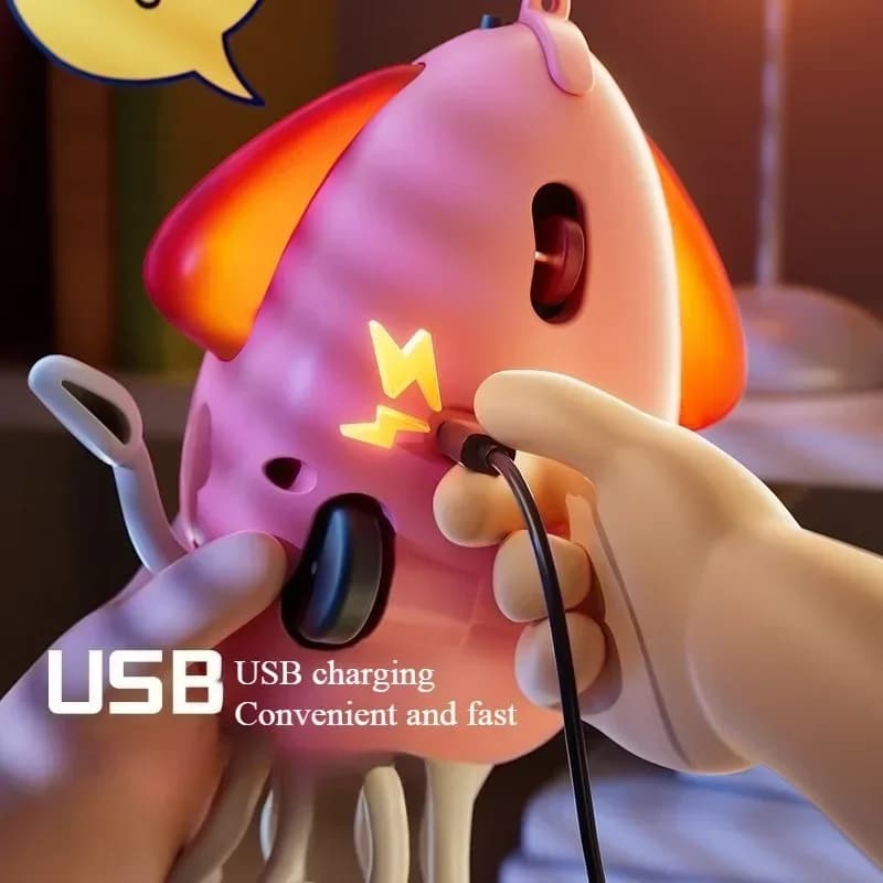 Polpo danzante Giocattoli elettronici per animali domestici per bambini Cartone animato Sviluppo interattivo Educazione in movimento Giocattolo per bambini Regalo Regalo di compleanno creativo