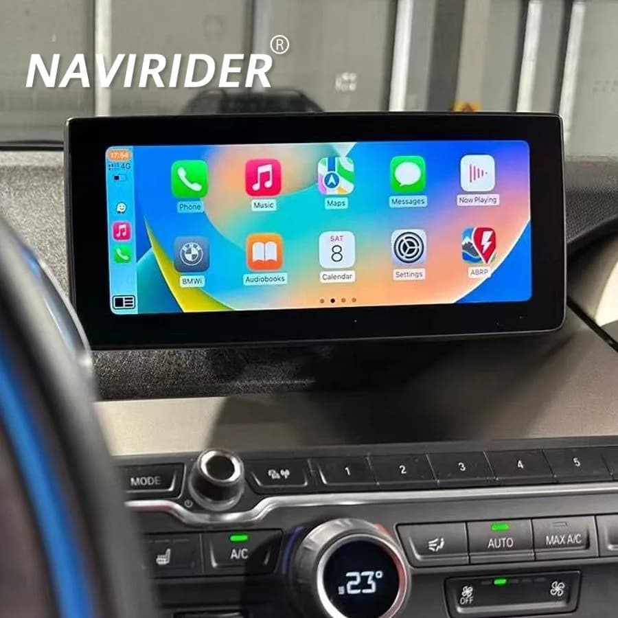 10.25 "Android 14 Wireless Carplay Lettore Multimediale HU Per BMW i3 I01 NBT EVO Sistema 2013-2020GPS Auto Radio DSP Touch Screen