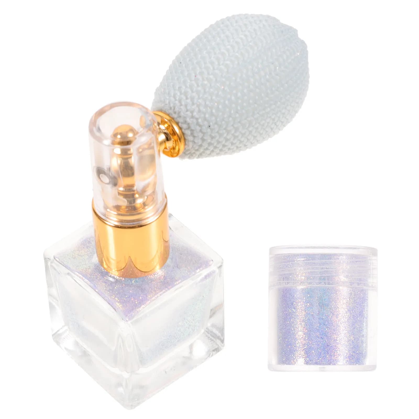 Set Spray Glitter per Corpo Leggero Compatto Portatile per Uso Quotidiano all'Aperto, Illuminante Glitterato per Viso, Corpo e Capelli