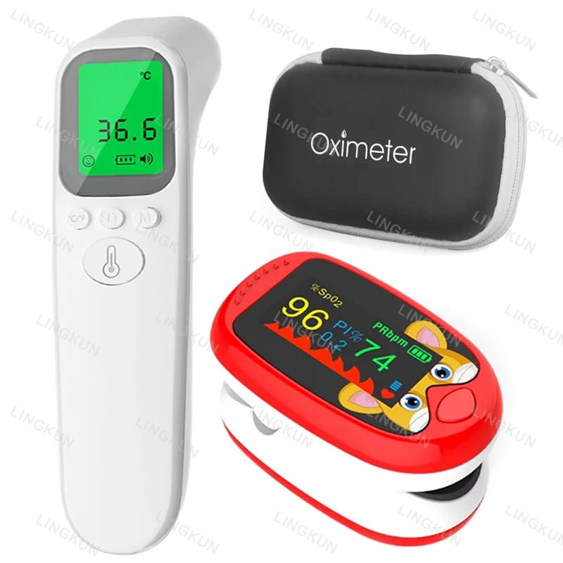 Digital thermometer on the front Electronic without contact Clinical accuracy Body temperature meter without contact Fever for adult children