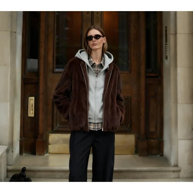 CharmCant Detachable Hooded Fur Coat for Women 2025 Winter New in Elegant Top Fluffy Cardiga Hot Outerwears Jackets Female Furs