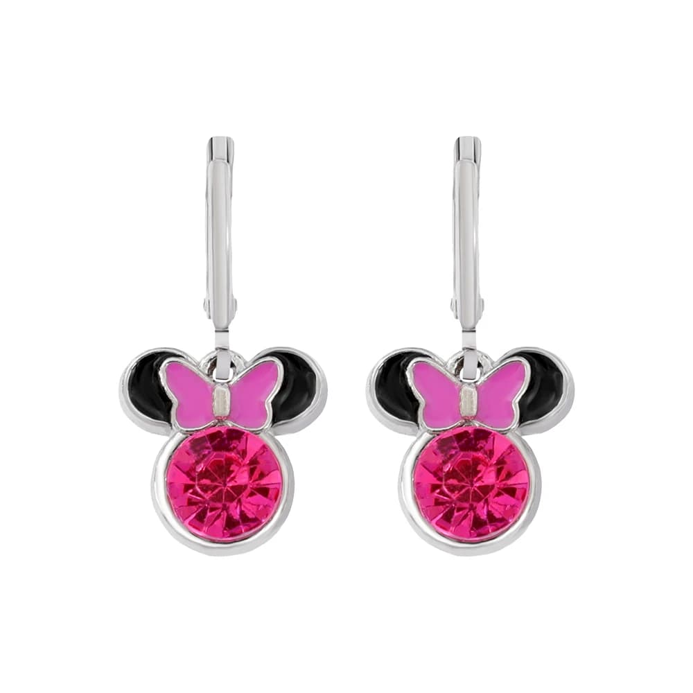 Nice Minnie Mouse earrings, delicate and fashionable pink jewelry accessories, cosplay accessories, Christmas gift for girls