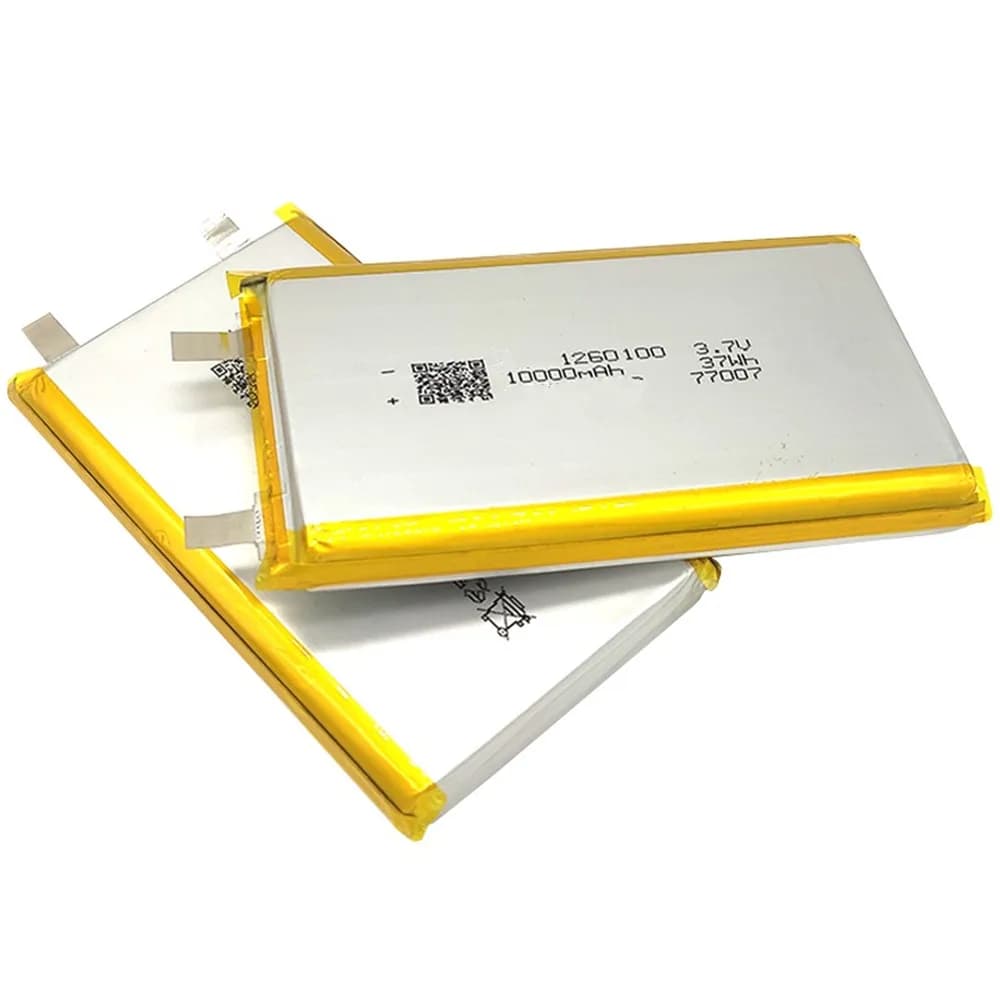 1-10PCS 3.7V 10000mAh 1260100 Li Batteria ai polimeri di pacchetto morbido per Power Bank Altoparlanti Bluetooth Tablet DVD GPS Dispositivo medico