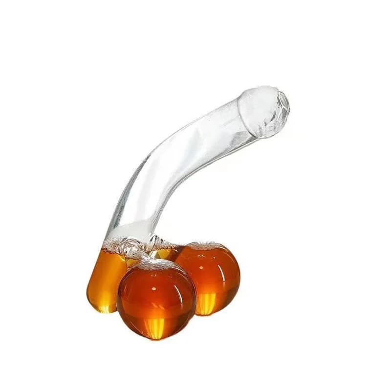 Decanter per whisky unico, dispenser per vino rosso in vetro, decanter per whisky scozzese, decanter per vino in vetro soffiato manuale, decorazioni per la casa sexy