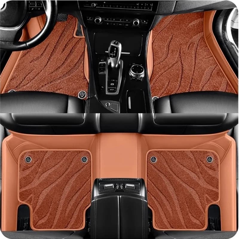 Tappetini per auto personalizzati 5D per Mercedes Benz CLASSE E W212 W213 W214 E300 Tappeti per auto Coperta per pavimento Coche a doppio strato