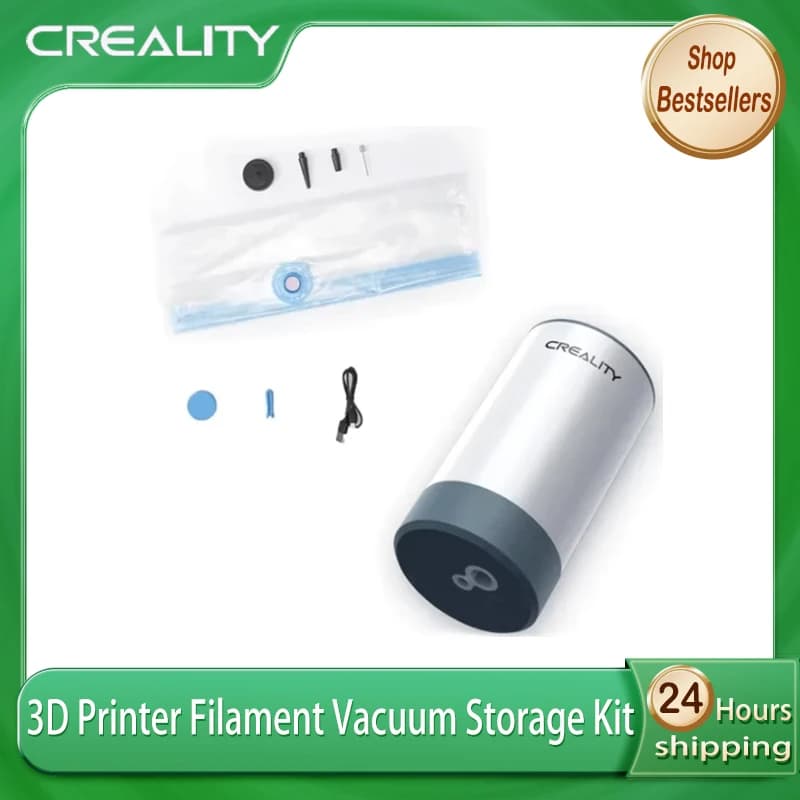 CREALITY Official Vacuum Bag for 3D Printer Filaments PLA ABS TPU - Safe Preservation and Humidity Resistant - 3D Printer Parts
