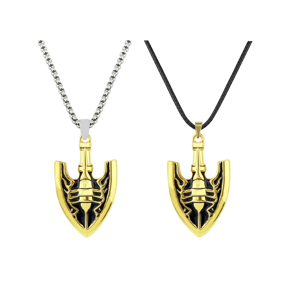 Anime JOJOS BIZARRE ADVENTURE Collana Kujo Jotaro Freccia Ciondolo in metallo Catena Collane girocollo Regali di fascino Gioielli Collares