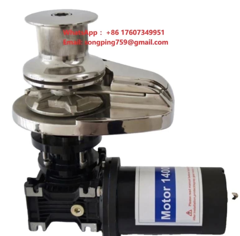 Factory Price Metal Marine Boat Electric Vertical Anchor Windlass